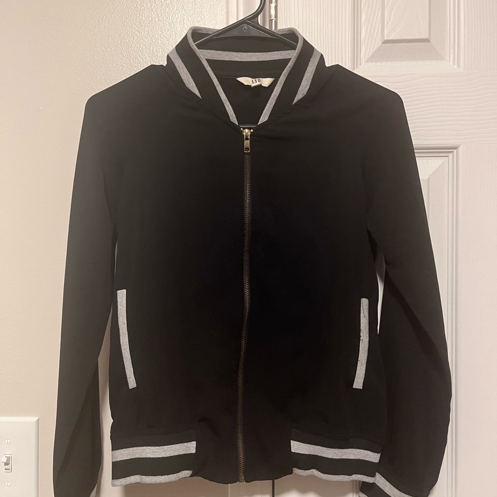 Black and Gray Kids Jacket